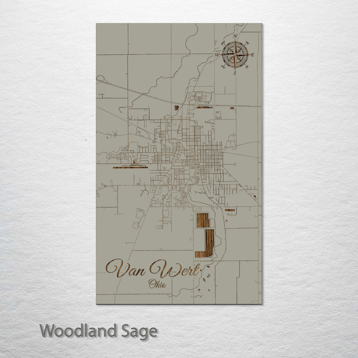 Van Wert, Ohio Street Map