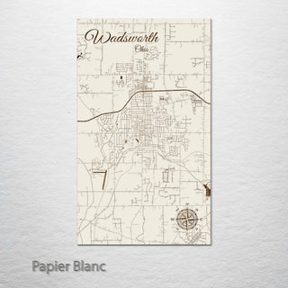 Wadsworth, Ohio Street Map