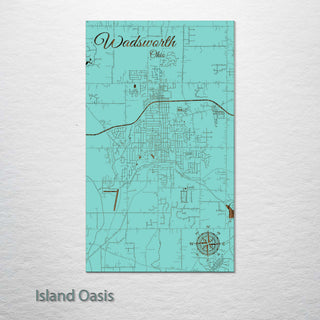 Wadsworth, Ohio Street Map