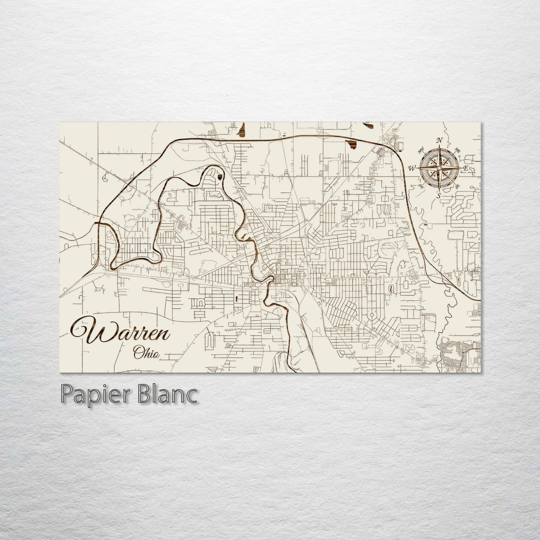 Warren, Ohio Street Map
