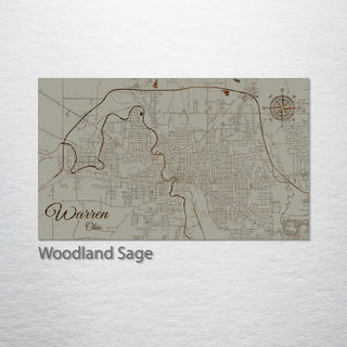 Warren, Ohio Street Map