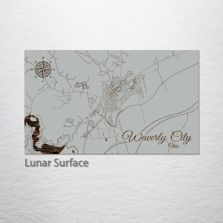 Waverly City, Ohio Street Map