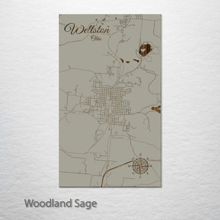 Wellston, Ohio Street Map