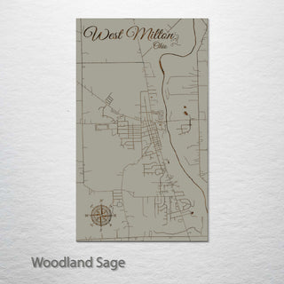 West Milton, Ohio Street Map