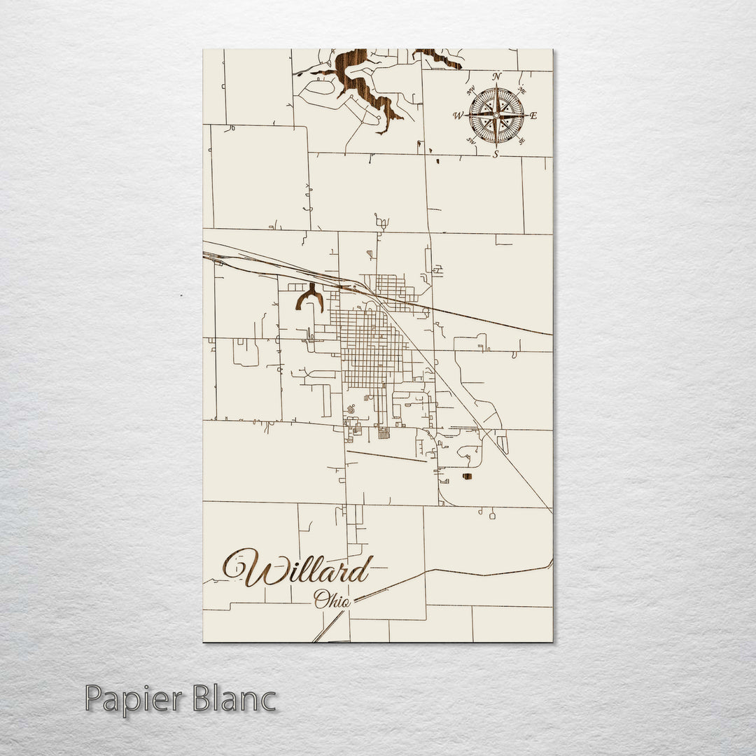 Willard, Ohio Street Map