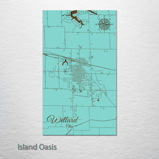 Willard, Ohio Street Map