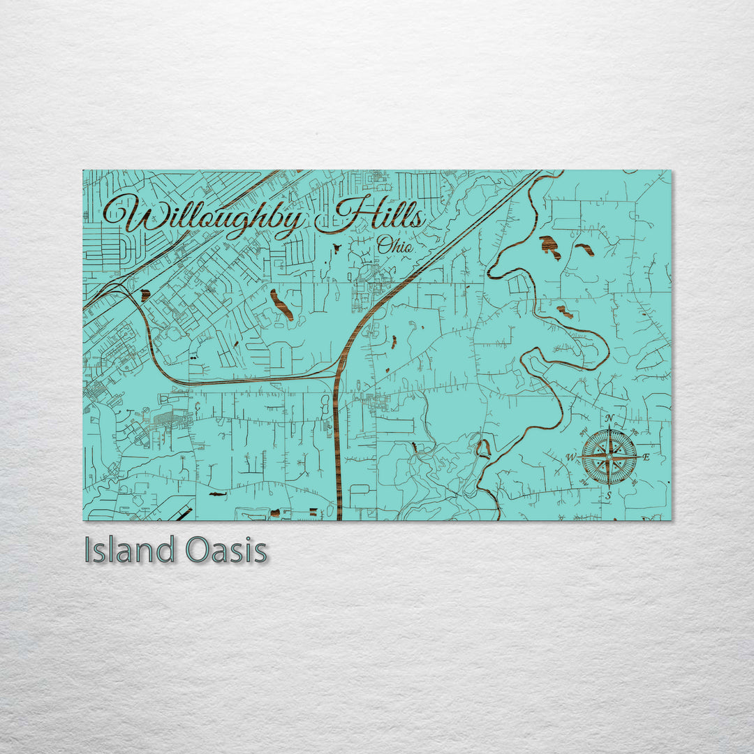 Willoughby Hills, Ohio Street Map