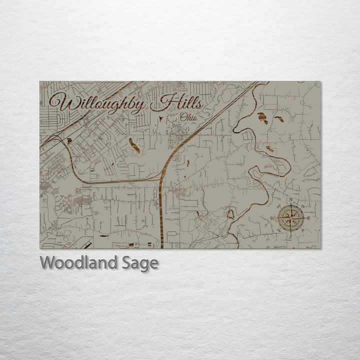 Willoughby Hills, Ohio Street Map