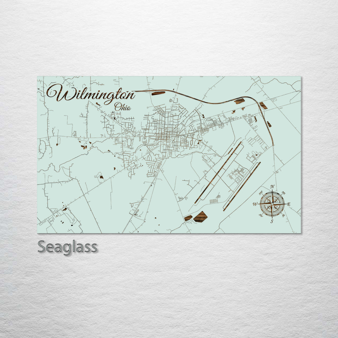 Wilmington, Ohio Street Map