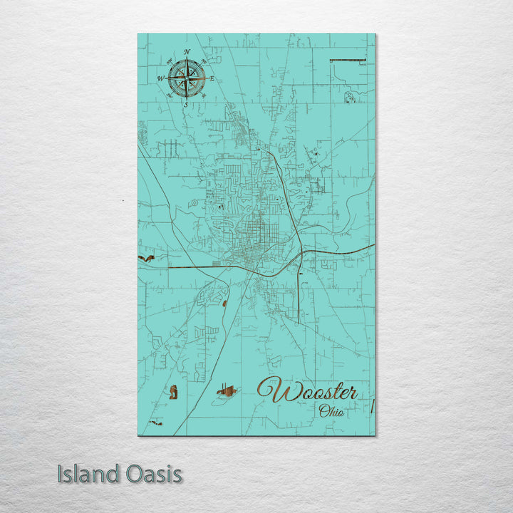 Wooster, Ohio Street Map