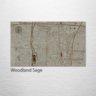 Worthington, Ohio Street Map