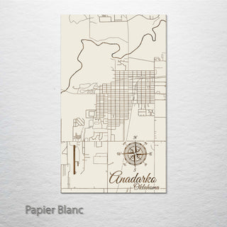 Anadarko, Oklahoma Street Map