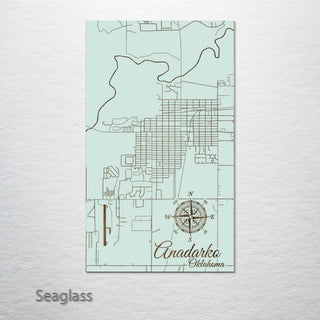 Anadarko, Oklahoma Street Map