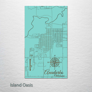 Anadarko, Oklahoma Street Map
