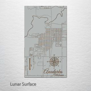 Anadarko, Oklahoma Street Map