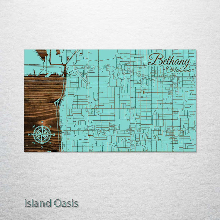 Bethany, Oklahoma Street Map