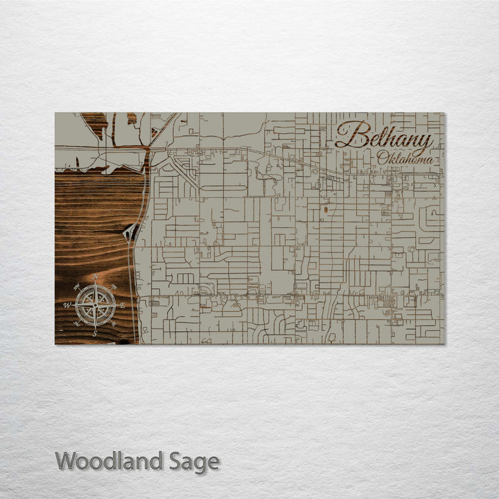 Bethany, Oklahoma Street Map