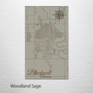 Blackwell, Oklahoma Street Map