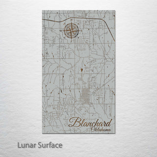 Blanchard, Oklahoma Street Map