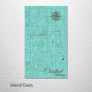 Choctaw, Oklahoma Street Map