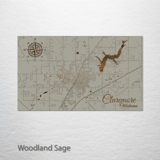 Claremore, Oklahoma Street Map