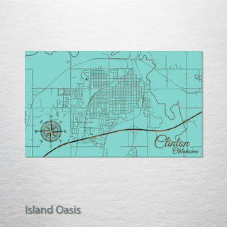 Clinton, Oklahoma Street Map