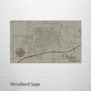Clinton, Oklahoma Street Map