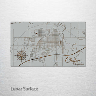 Clinton, Oklahoma Street Map