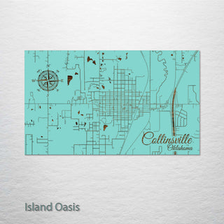 Collinsville, Oklahoma Street Map