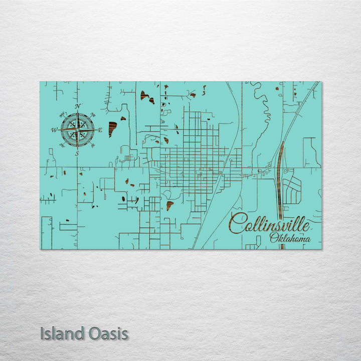 Collinsville, Oklahoma Street Map