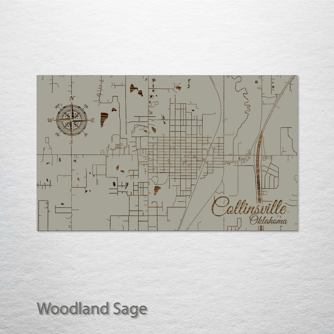 Collinsville, Oklahoma Street Map