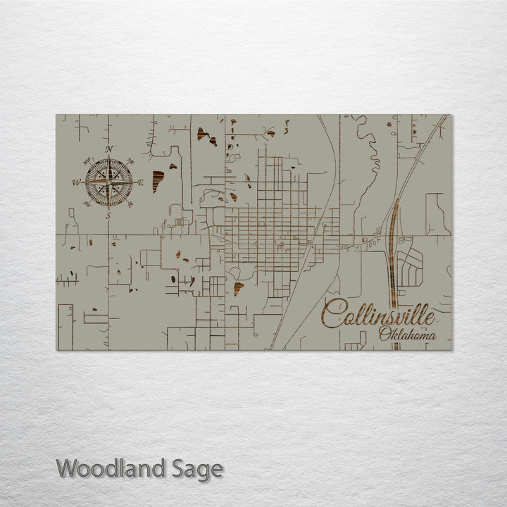 Collinsville, Oklahoma Street Map