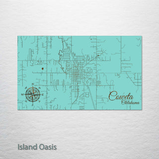 Coweta, Oklahoma Street Map