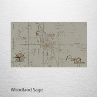 Coweta, Oklahoma Street Map