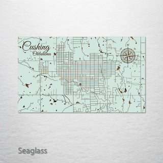 Cushing, Oklahoma Street Map