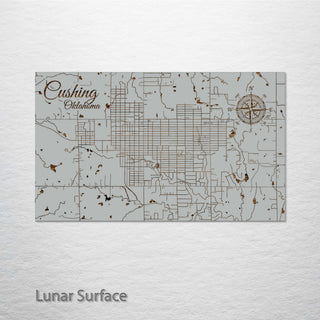 Cushing, Oklahoma Street Map