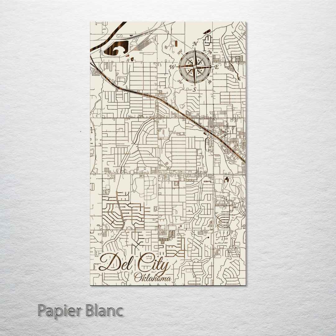 Del City, Oklahoma Street Map