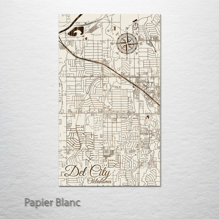 Del City, Oklahoma Street Map