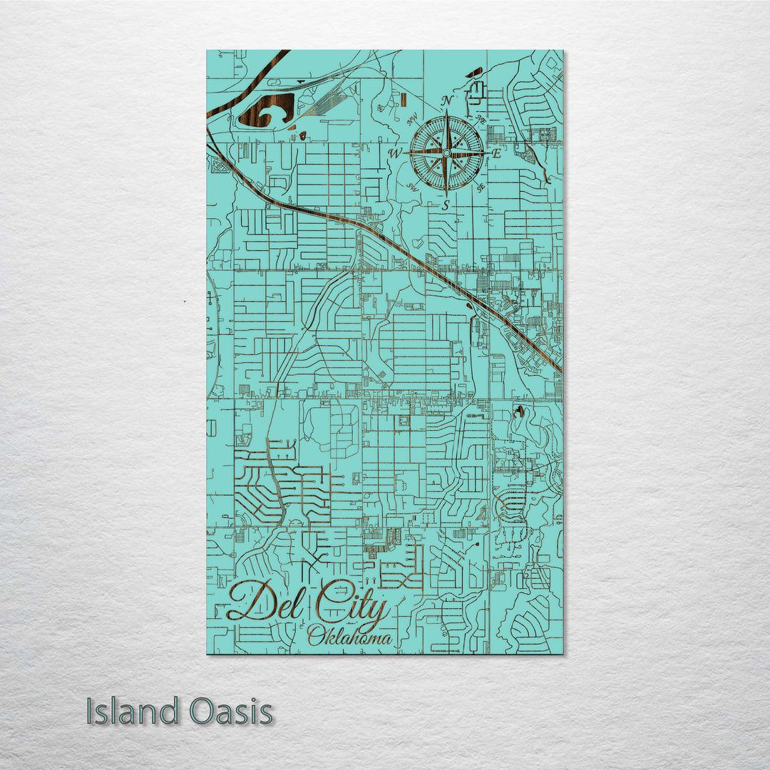 Del City, Oklahoma Street Map