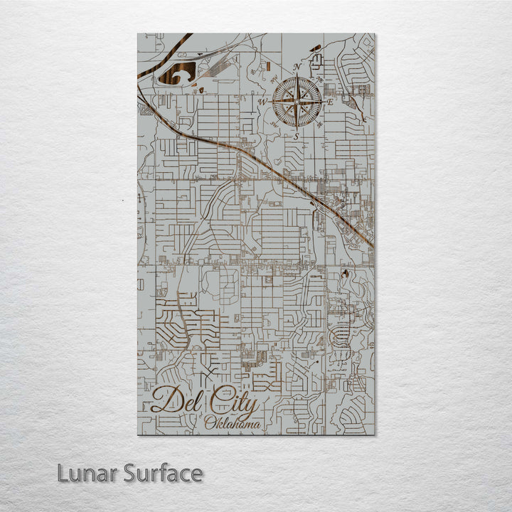 Del City, Oklahoma Street Map