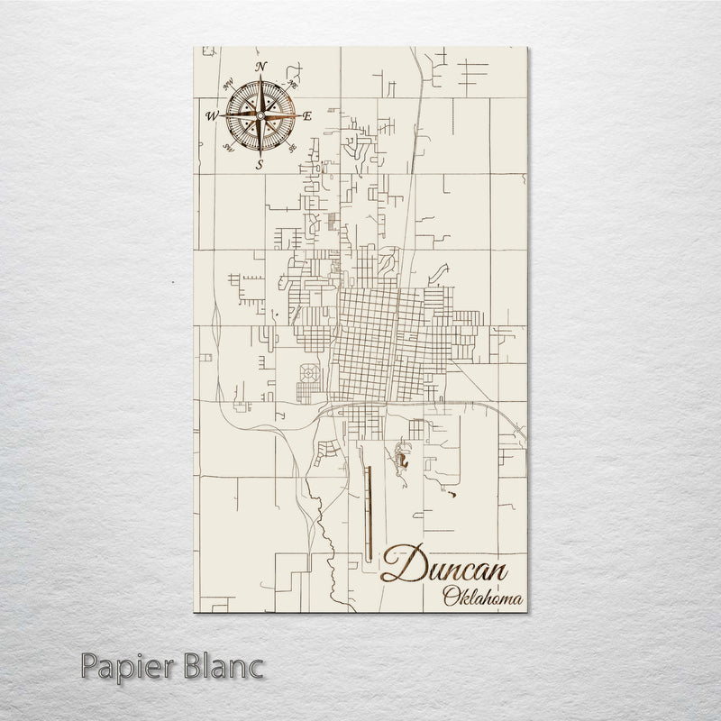 Duncan, Oklahoma Street Map