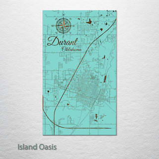 Durant, Oklahoma Street Map