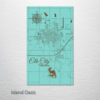 Elk City, Oklahoma Street Map