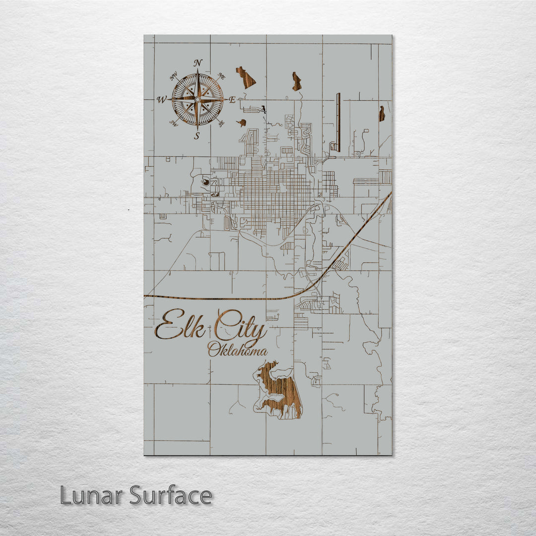 Elk City, Oklahoma Street Map