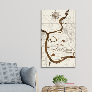 Fort Gibson, Oklahoma Street Map