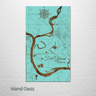 Fort Gibson, Oklahoma Street Map