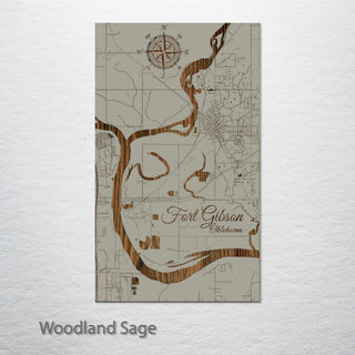 Fort Gibson, Oklahoma Street Map