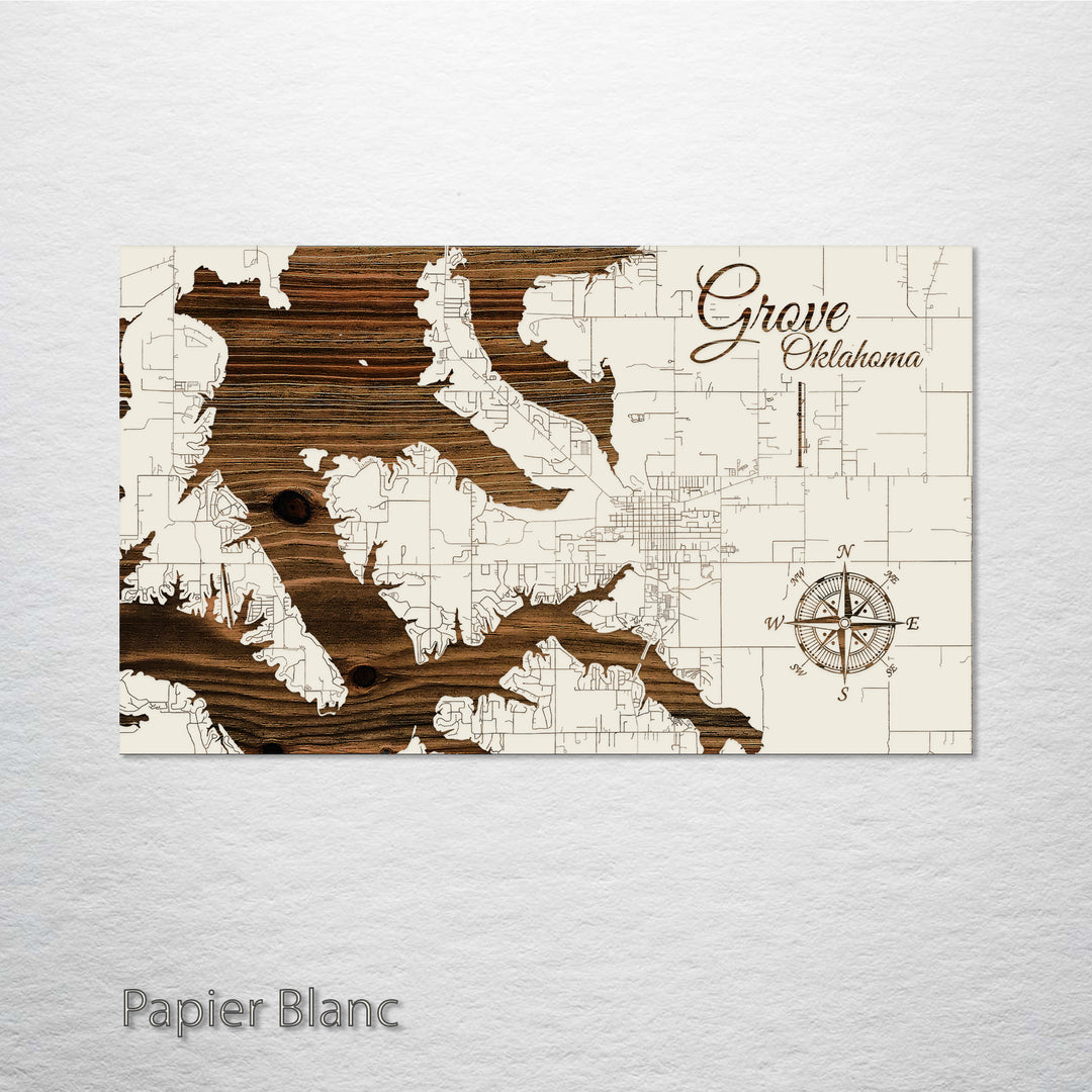 Grove, Oklahoma Street Map