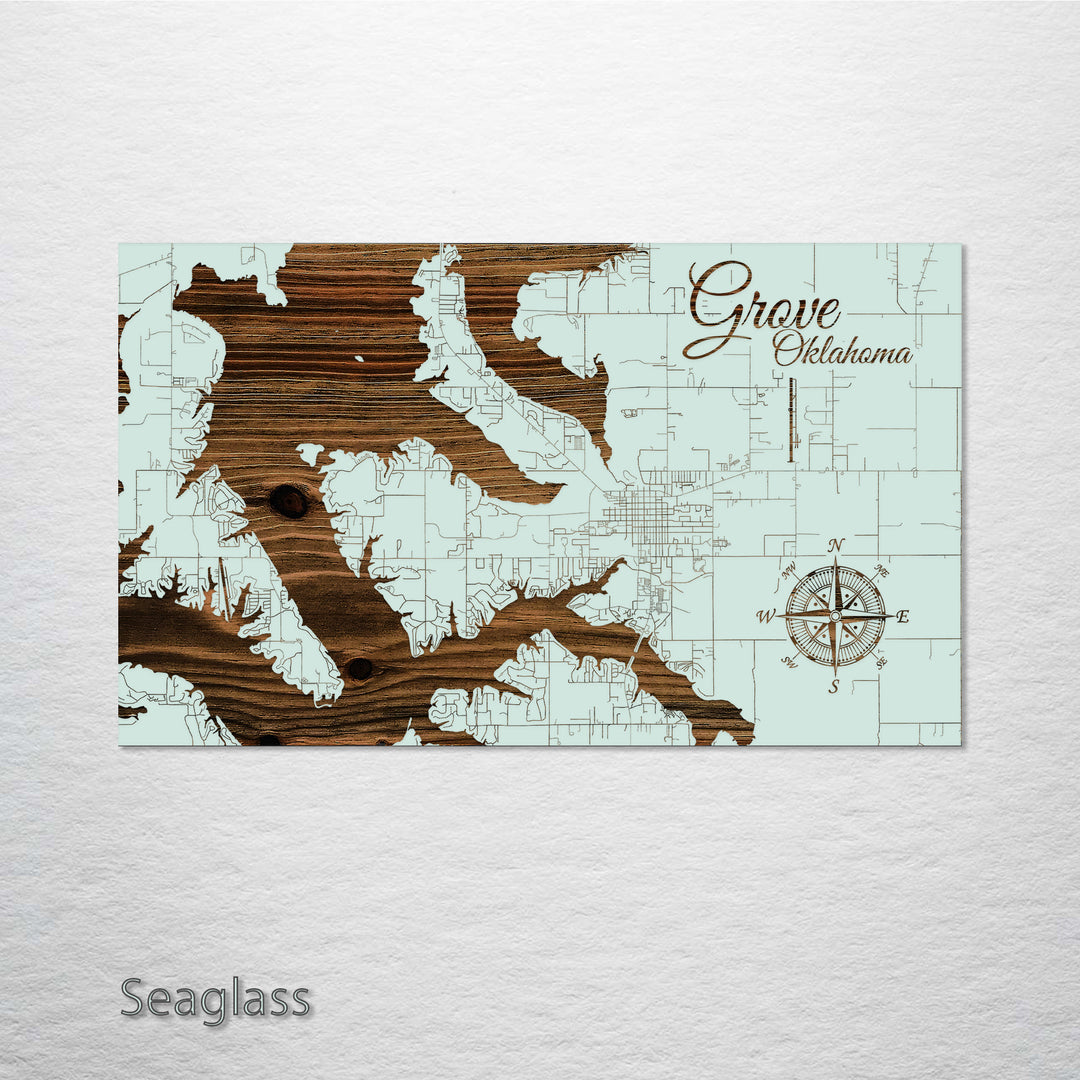 Grove, Oklahoma Street Map