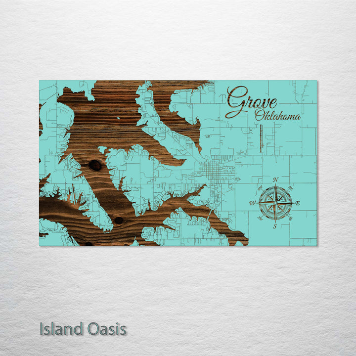 Grove, Oklahoma Street Map